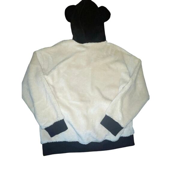 Hidden Mickey Mouse Sherpa Jacket Heavy Coat Hooded Disney Forever 21 Mens M - Picture 7 of 8